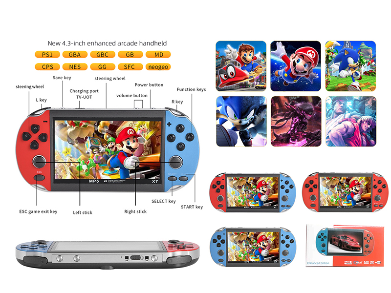 4.3 Inch Handheld Game Console
