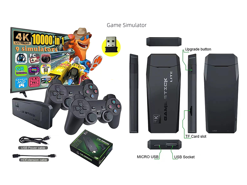 Wireless 2.4G HDMI Mini Game Console