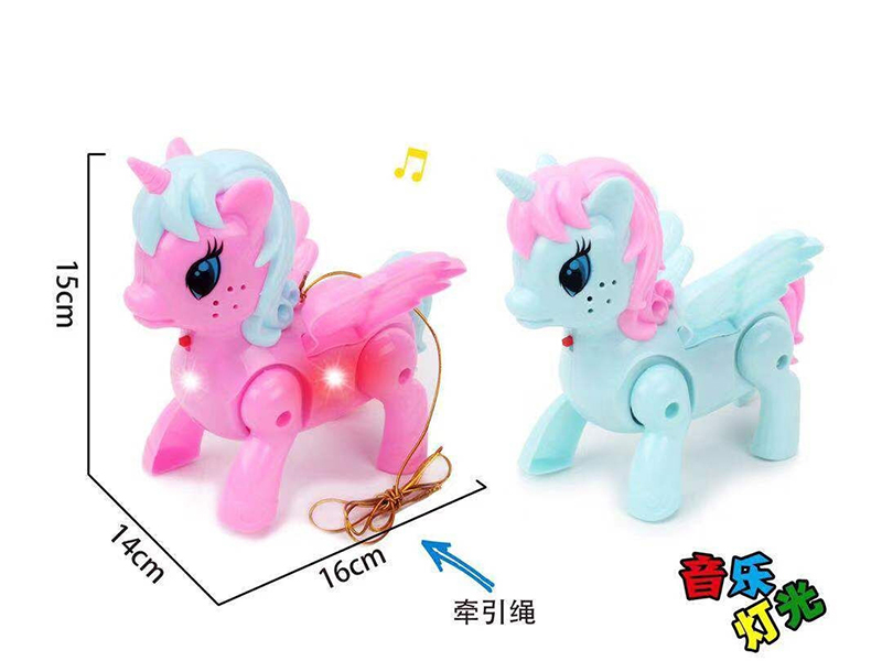 Unicorn With Music And Lights, Pulling Rope