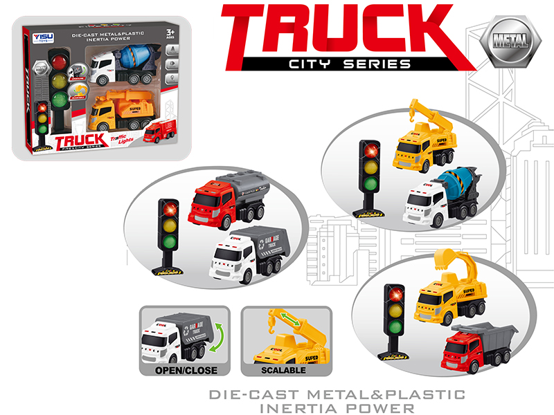 2 Friction Alloy Engineering Trucks + Traffic Lights(Light & Music)