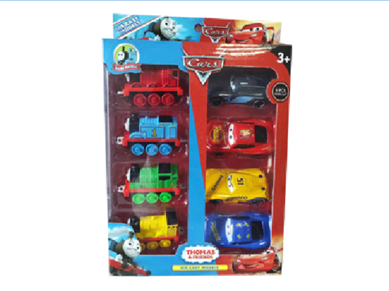 Alloy Thomas & Cars(8PCS)