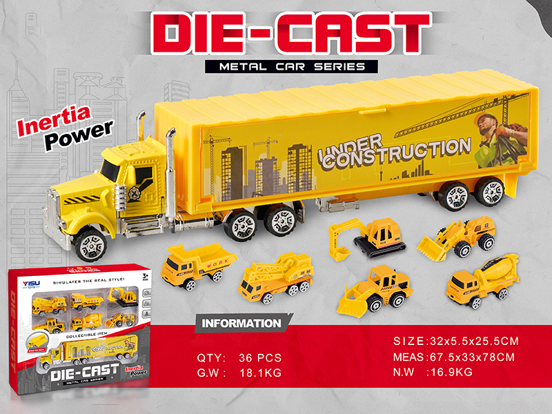 Alloy Engineering Series Container Truck Set