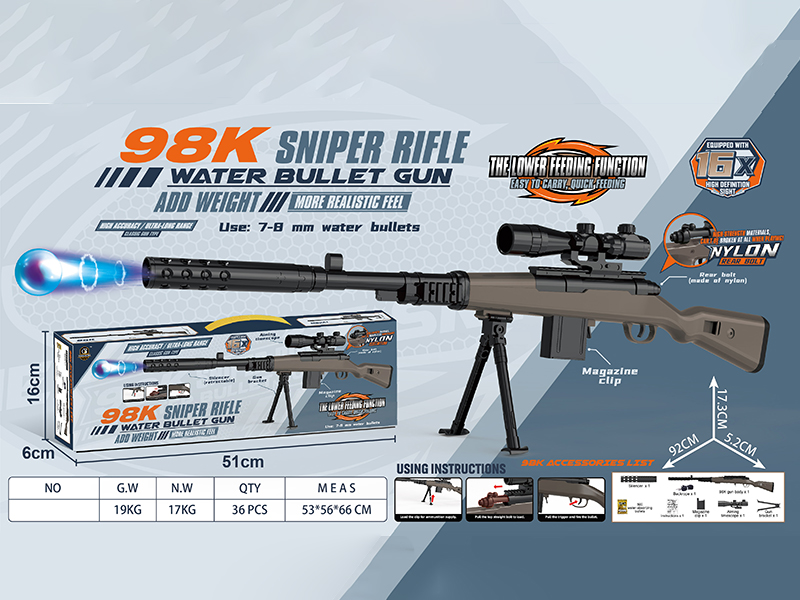 98K Sniper Rifle Water Bullet Gun