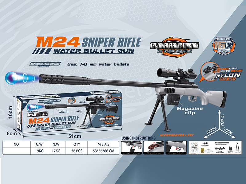 M24 Sniper Rifle Water Bullet Gun
