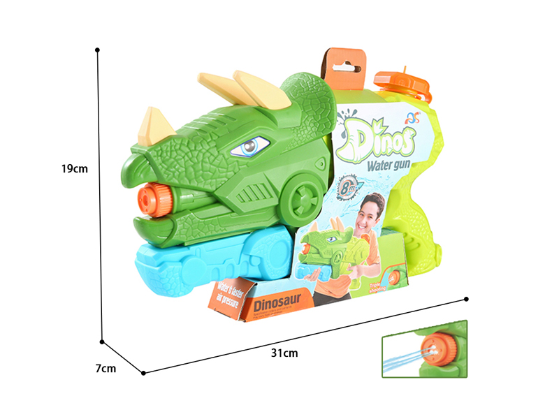Medium Triangular DragonThree Nozzle Pull-Out Water Gun