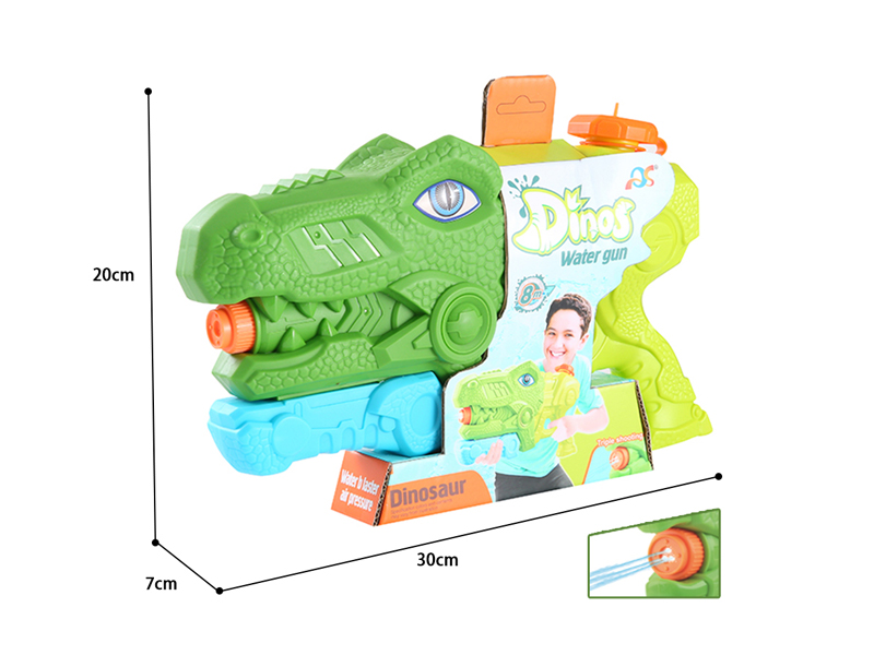 Medium Tyrannosaurus Rex Three Nozzle Pull-Out Water Gun