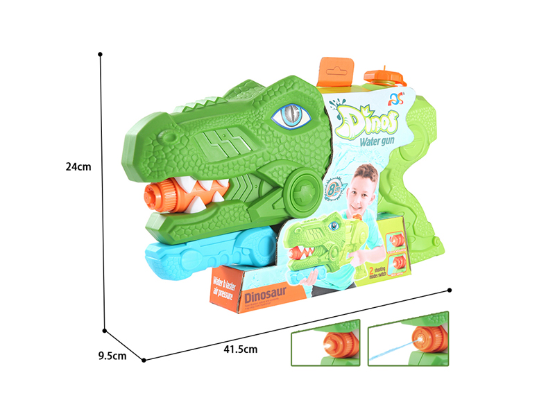 Large Tyrannosaurus RexMulti Functional Nozzle Pull-Out Water Gun With Spray