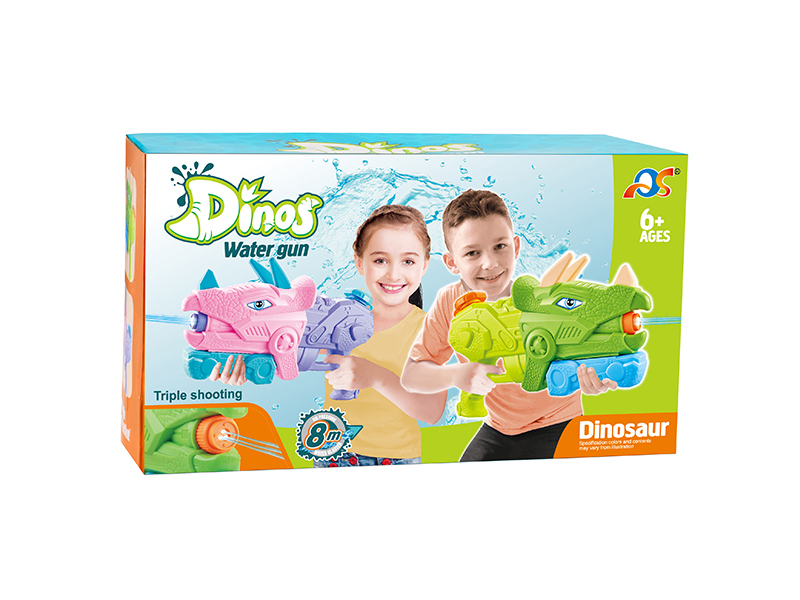 Medium Triangular DragonThree Nozzle Pull-Out Water Gun