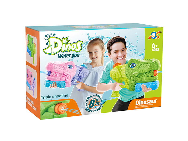 Medium Tyrannosaurus Rex Three Nozzle Pull-Out Water Gun