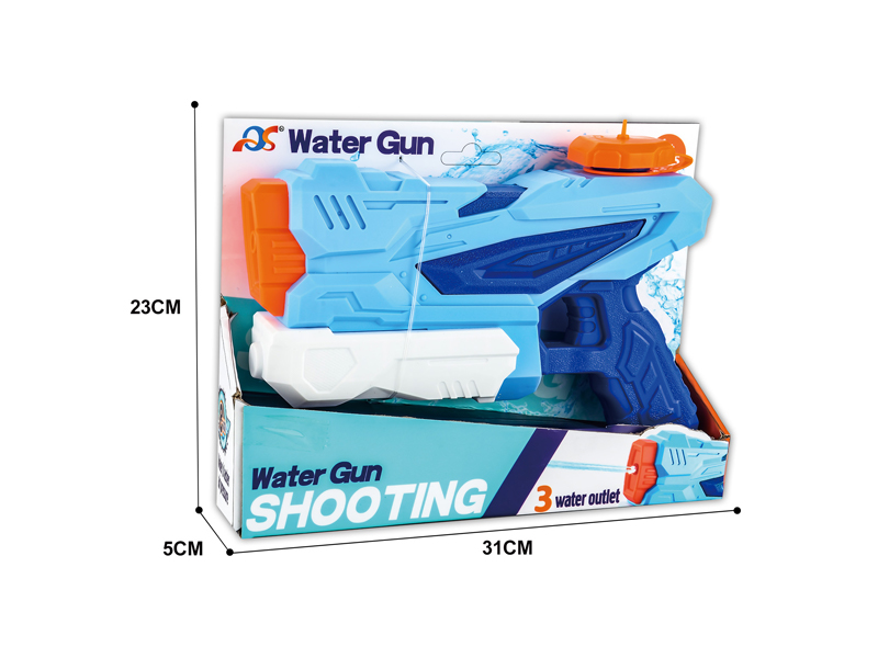 Three Nozzle Pull-Out Space Water Gun