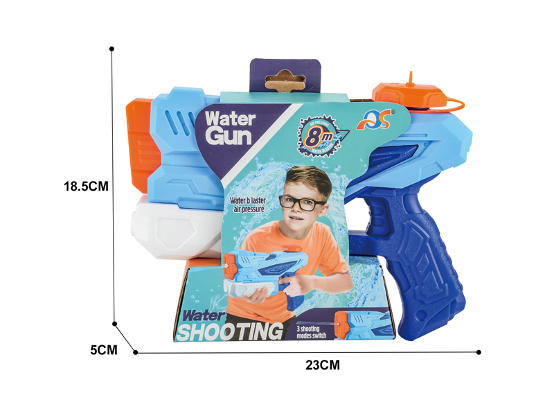 Three Nozzle Pull-Out Space Water Gun