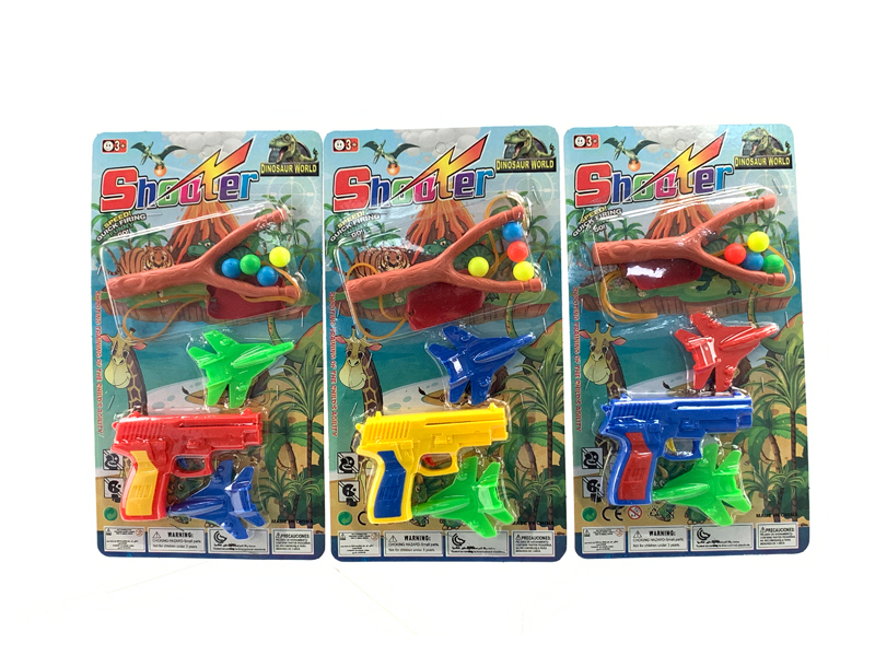 Solid Colored Aircraft Gun With Slingshot