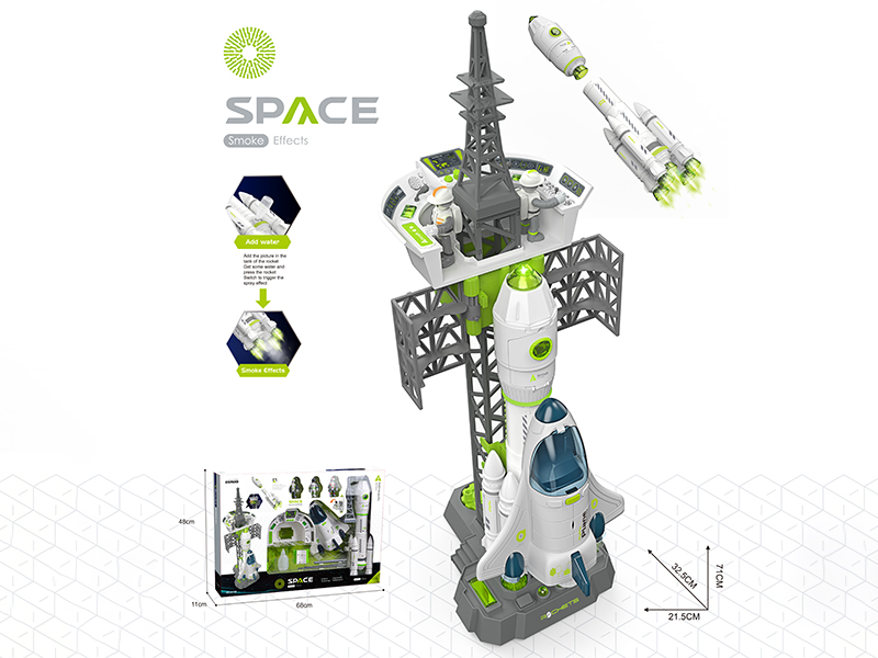 Rocket-Launching Pad + Space Shuttle