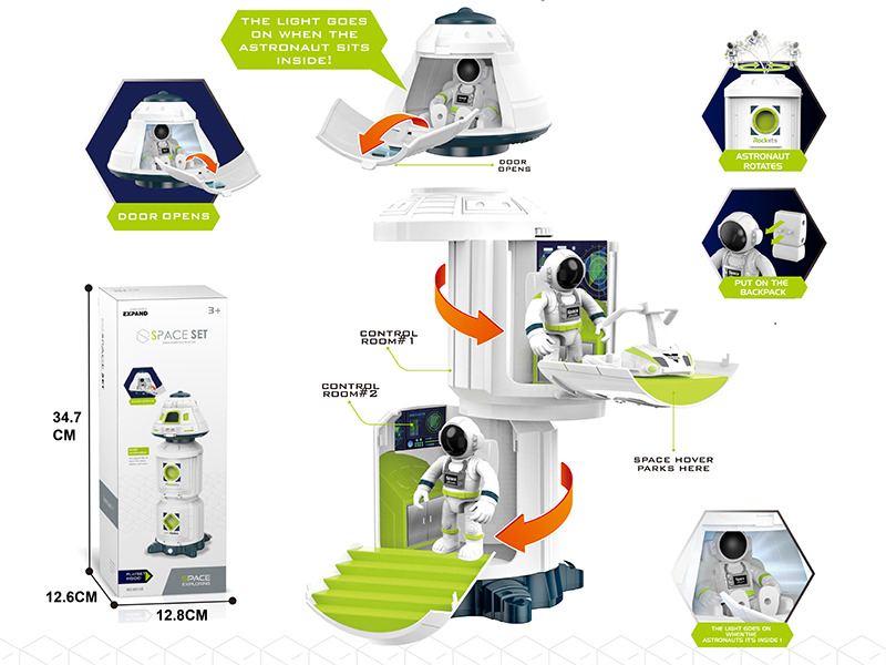 Return Capsule And Space Station Set