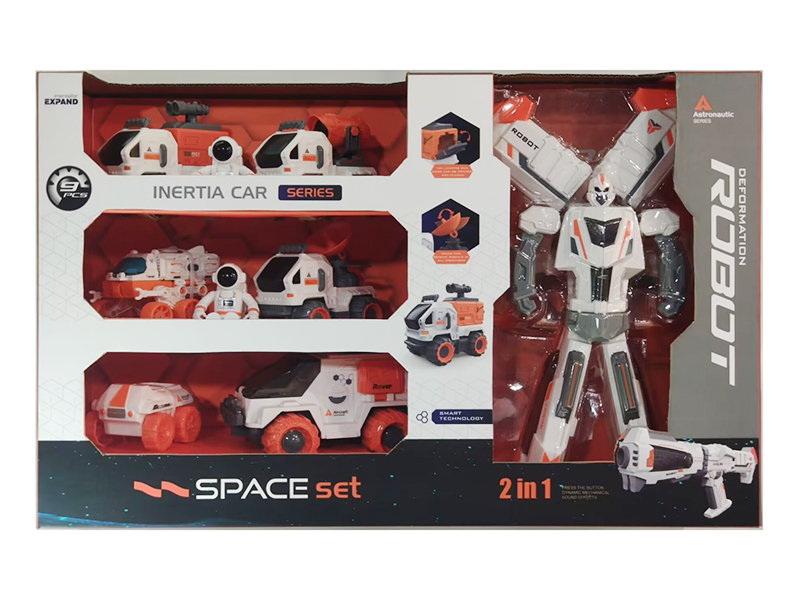 Transformation Space Gun/Robot And Space Car Set