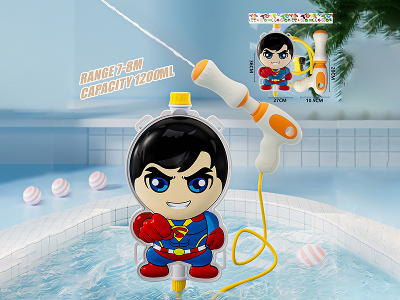 Superman Backpack Water Gun
