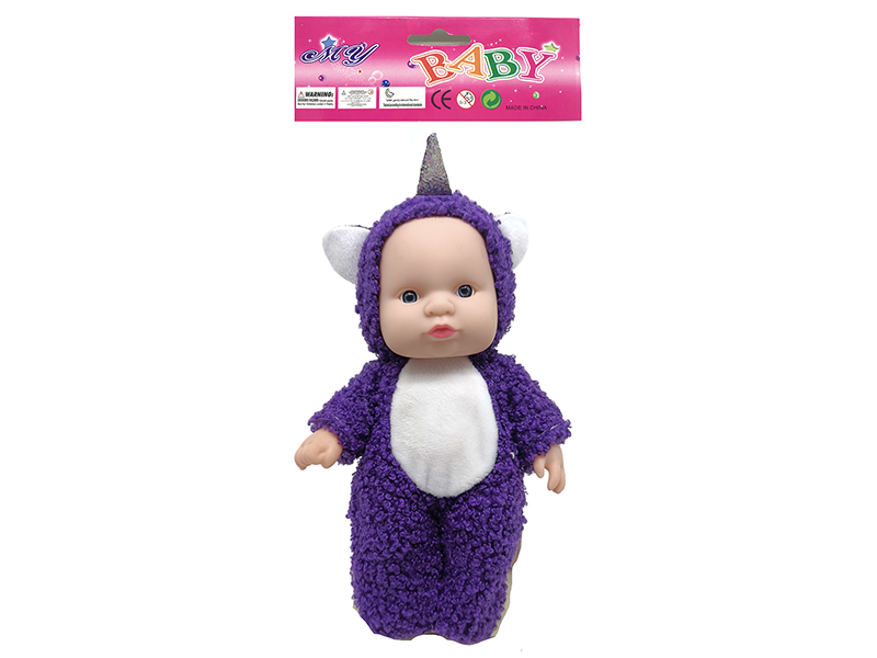 8 Inch Unicorn Solid Vinyl IC Doll With Music