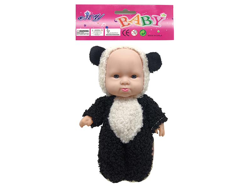 8 Inch Panda Solid Vinyl IC Doll With Music