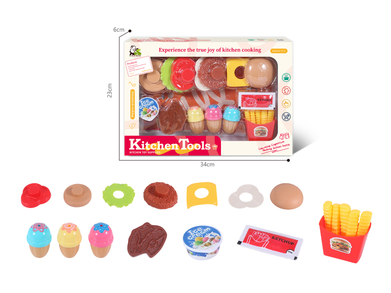 Kitchen Toy Set 19PCS