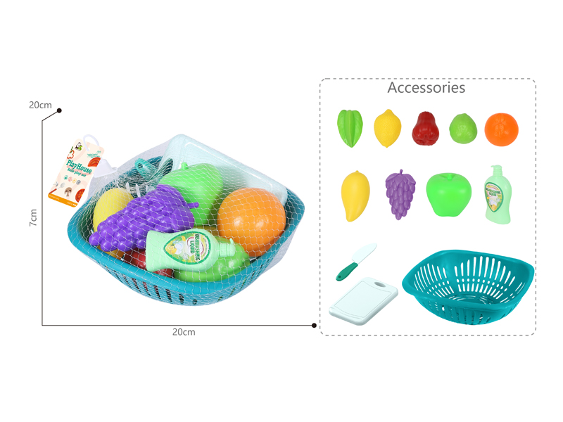 Fruit Basket Toy Set 12PCS