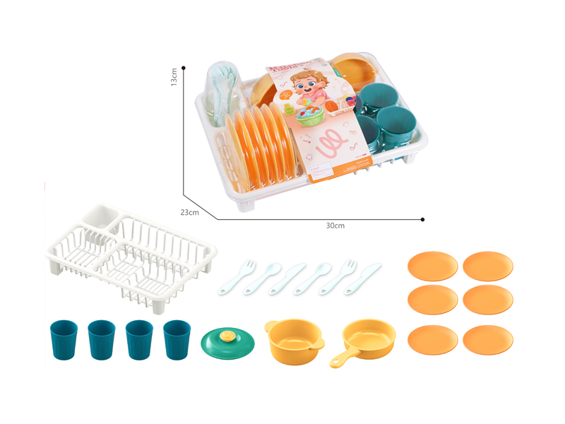 Cutlery Rack Toy Set 21PCS
