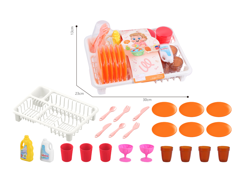 Cutlery Rack Toy Set 24PCS