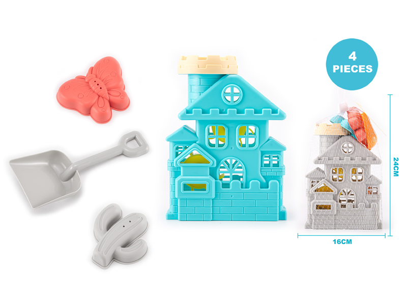 Sandglass Playing Water Castle(4PCS)