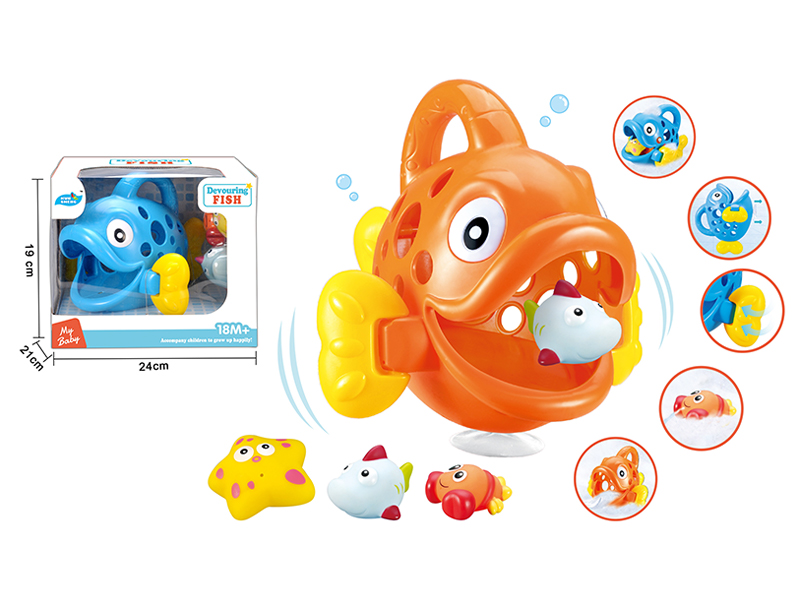 Bathroom Fish (With 3 Animals)