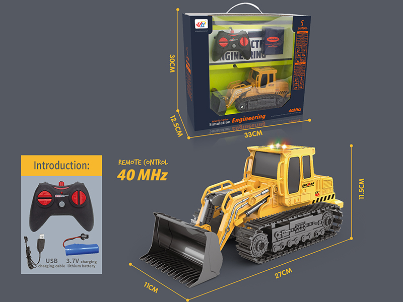 40Mhz 5-Channel Remote Control Bulldozer