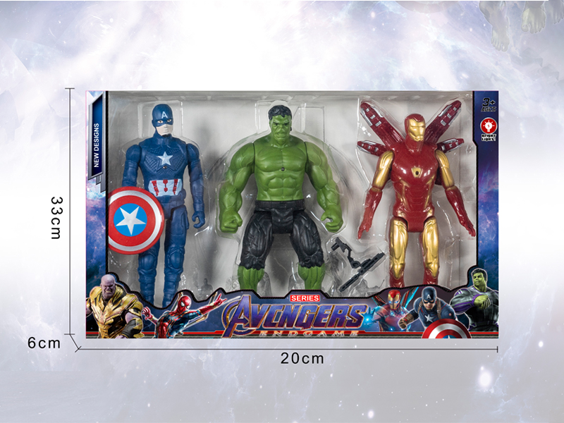 Captain America+The Hulk+Iron Man