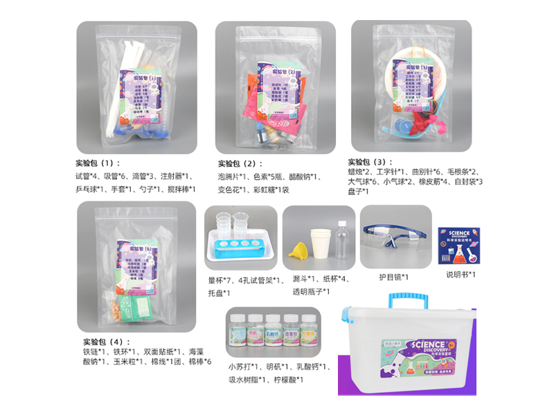 Science Experiment Toy Series (Portable Storage Box)
