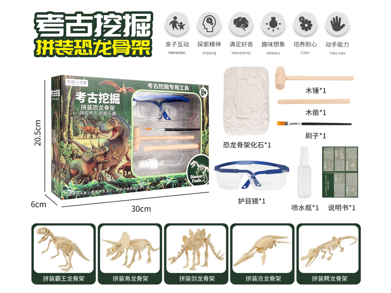 Archaeological Excavation Of Dinosaurs