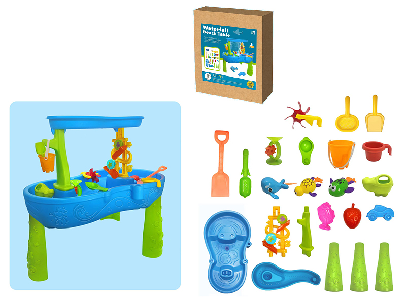 Two Level Waterfall Beach Table Set