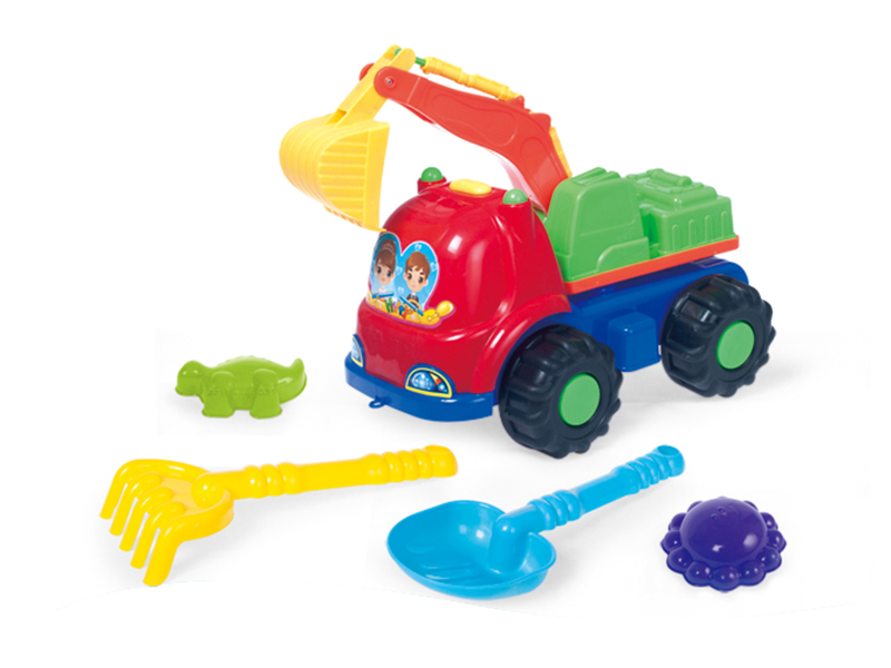 Engineering Truck Beach Toys Set 5pcs