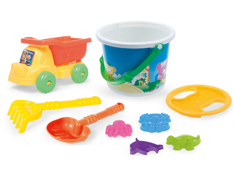 Sand Bucket Sand Truck Set 9pcs