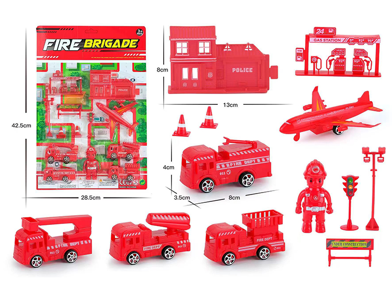 Pull Back Fire Alarm Vehicle Series