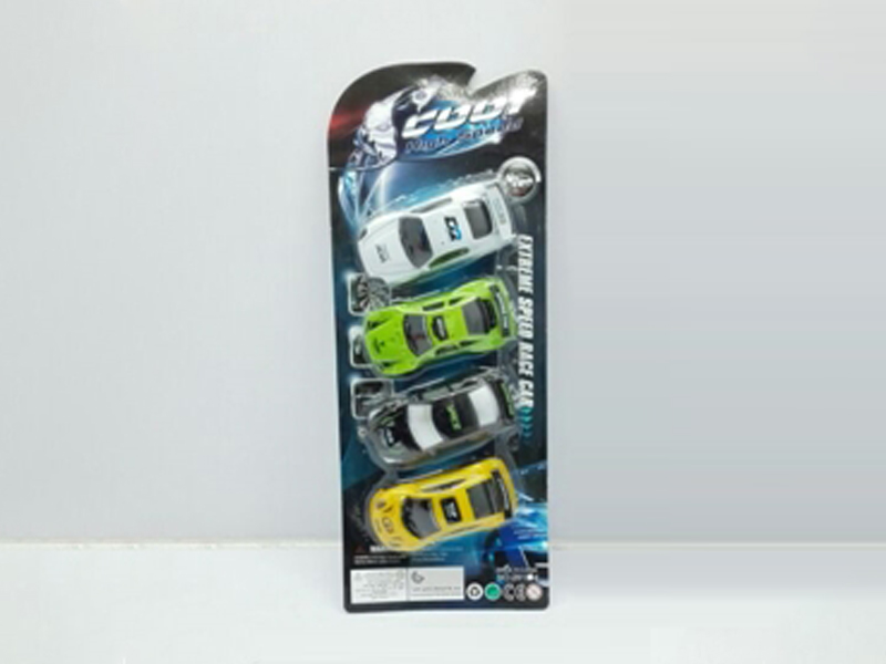 Pull Back Spray Painted Racing Car