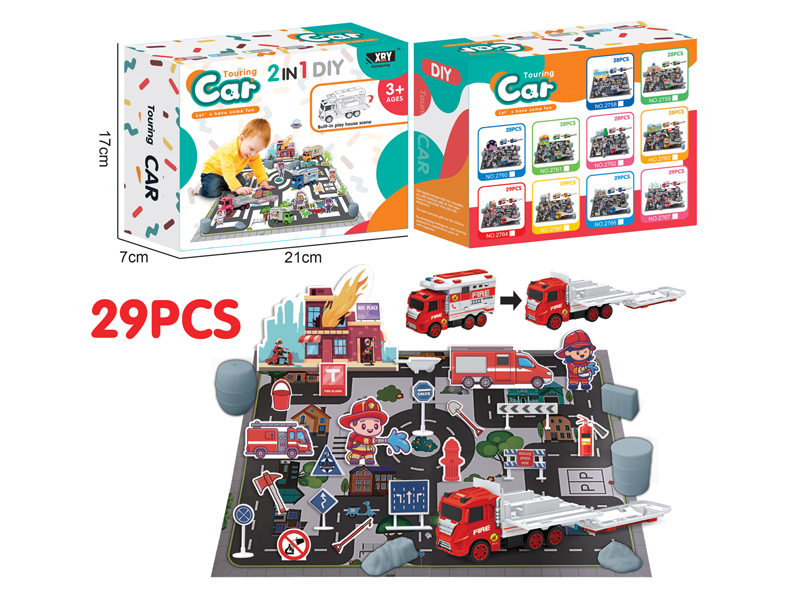 Alloy Fire Scene 29PCS