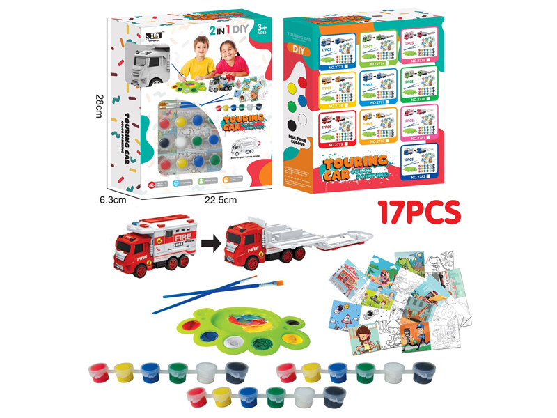 Alloy Fire Scene 17PCS