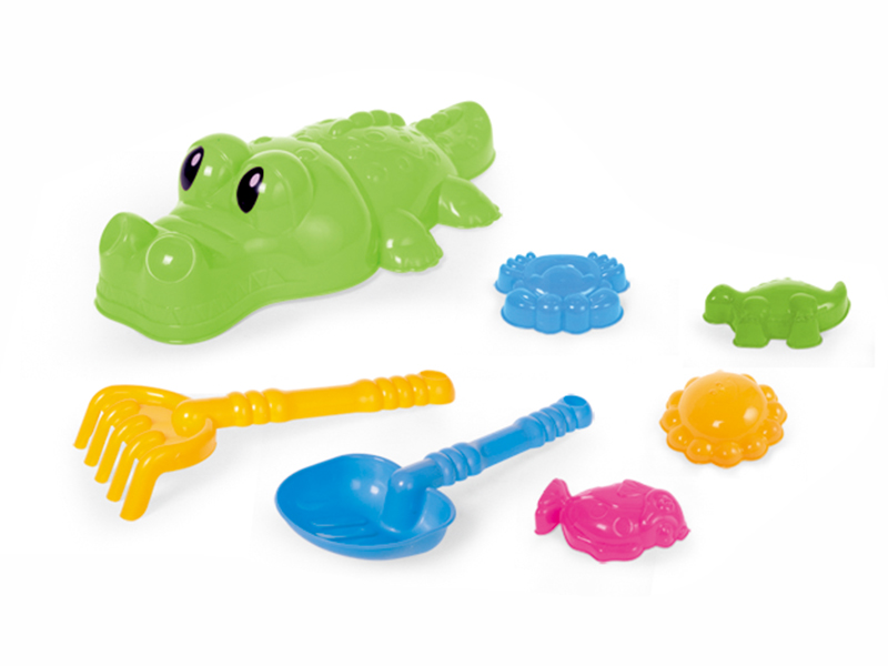 Crocodile Sand Mold Beach Set 7pcs