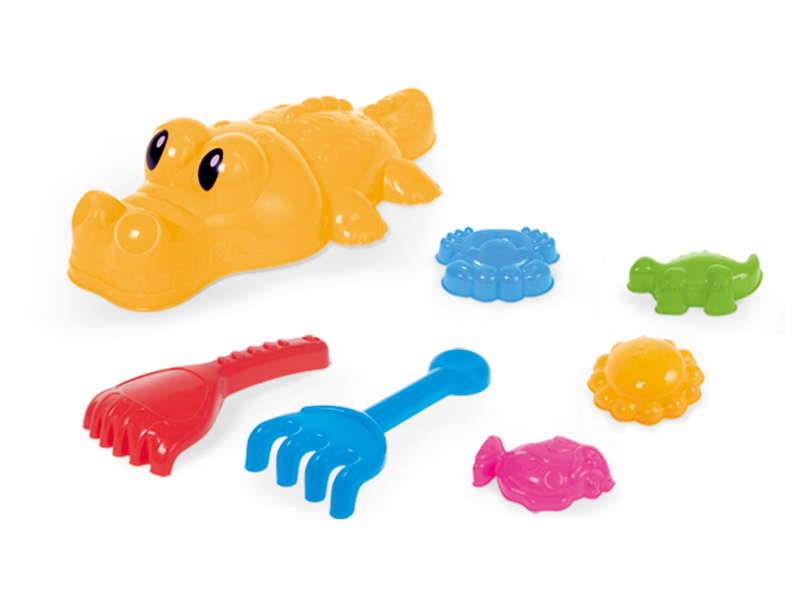Crocodile Sand Mold Beach Set 7pcs