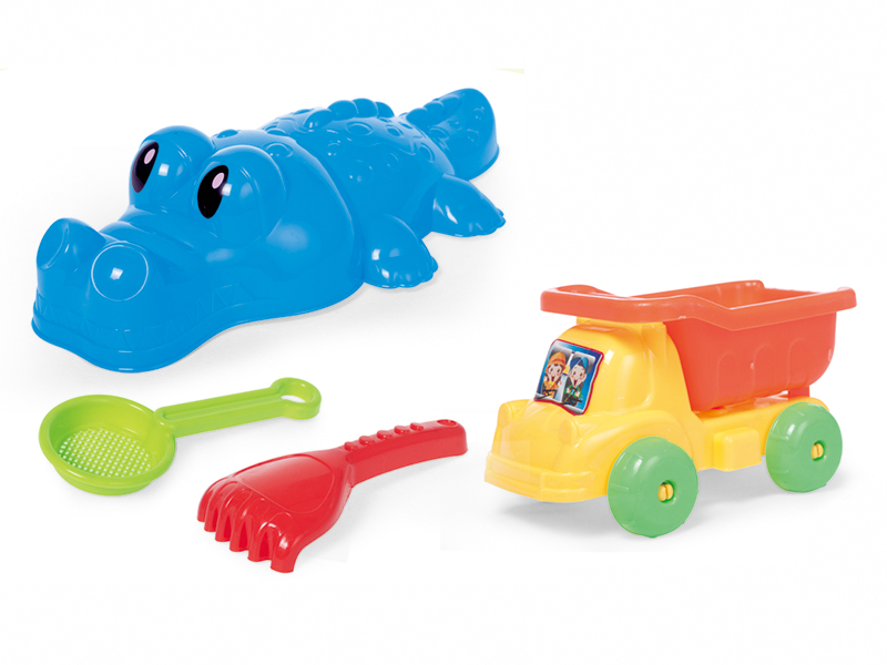 Crocodile Sand Mold Beach Set 4pcs