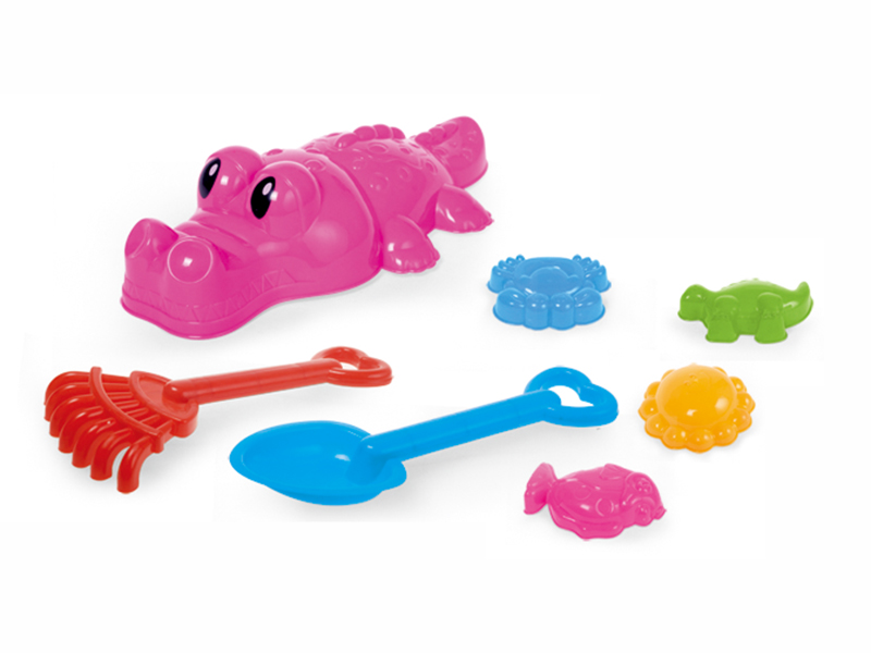 Crocodile Sand Mold Beach Set 7pcs
