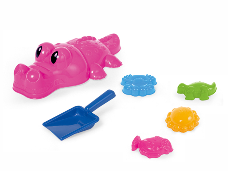 Crocodile Sand Mold Beach Set 6pcs