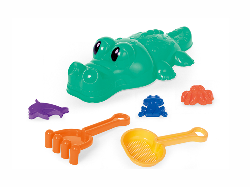 Crocodile Sand Mold Beach Set 6pcs