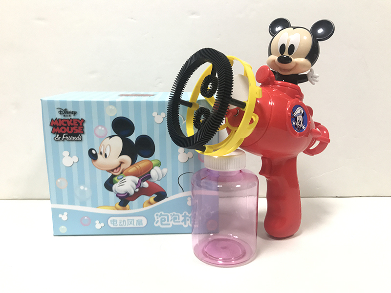 Electric Fan Bubble Gun - Mickey