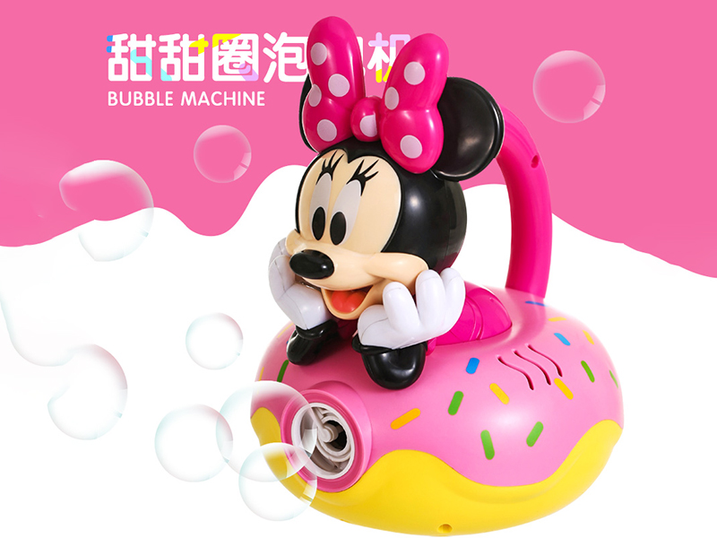 Minnie Mouse Doughnut Bubble Machine