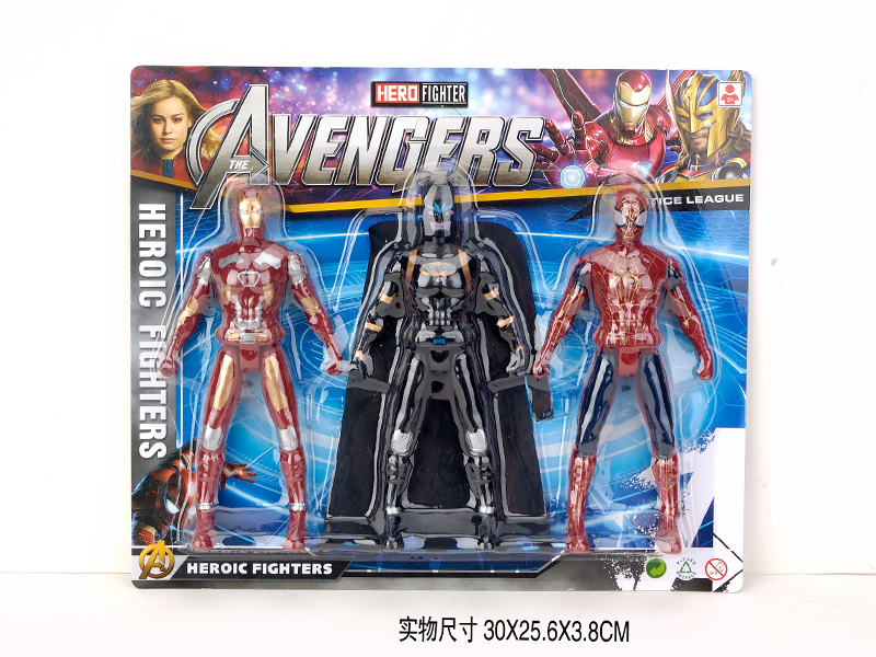 Three Warriors With Lights