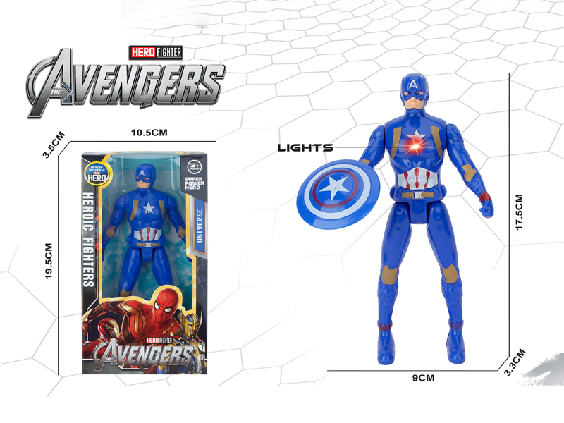 Captain America With Lights