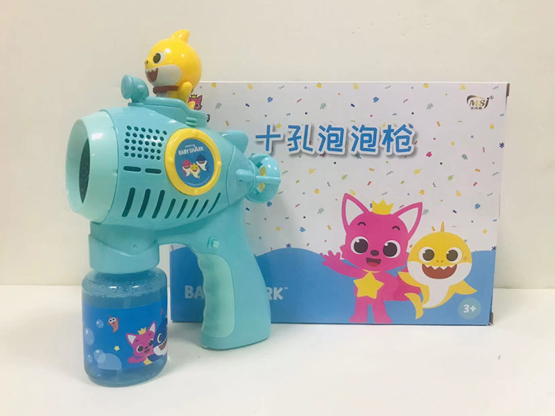 Baby Shark 10-Hole Bubble Gun